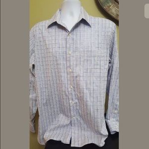 Tommy Bahama Mens Button Front madras Check 16 34